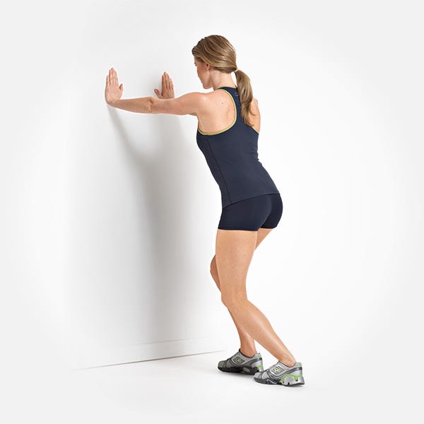 Bent-Leg Calf Stretch