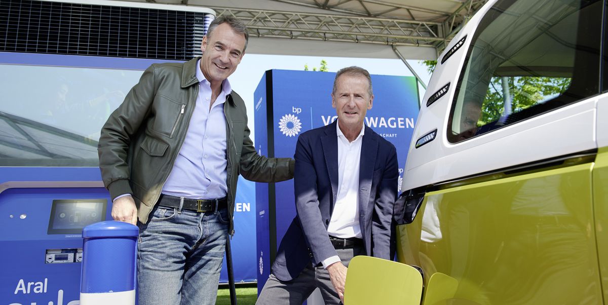 VW and BP join forces to create fast charging network in Europe