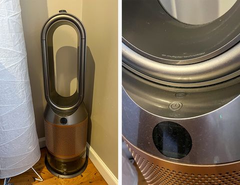 collage of a dyson purifier humidify and cool formaldehyde air purifier