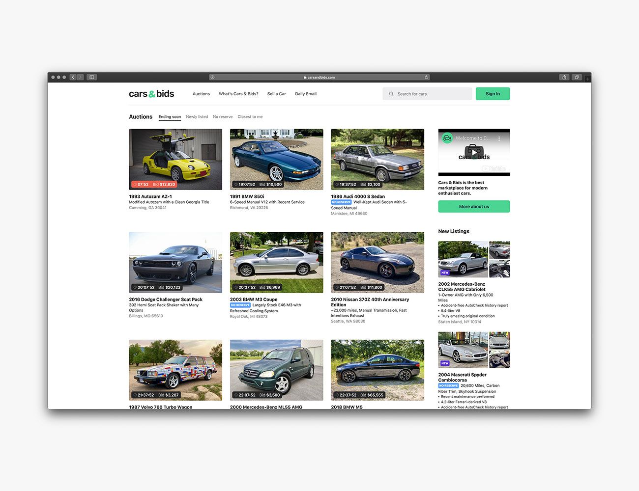 best car websites 2020