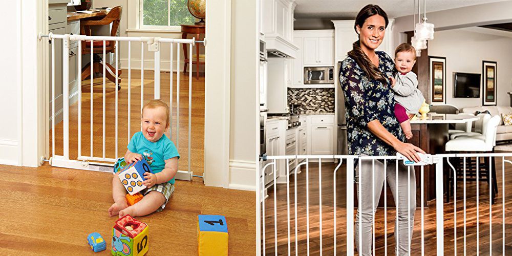Child Safety Stair Gate Baby Toddler Metal For Home Kitchen Living Room Secure 
