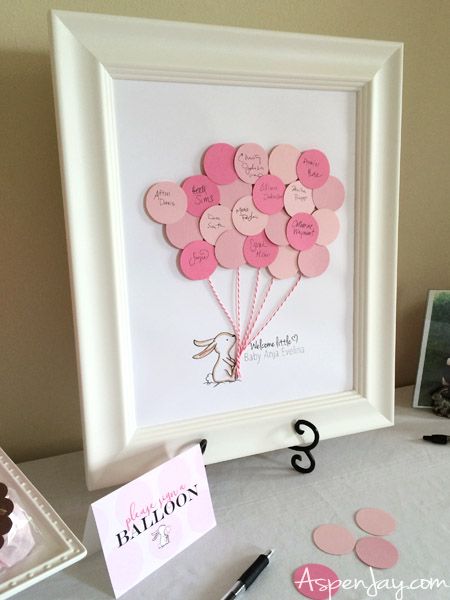 Love Art Girl Baby Shower Decorations Baby Shower Guest Book Alternative Nursery Wall Art |Baby Shower Gift 1st Birthday Party