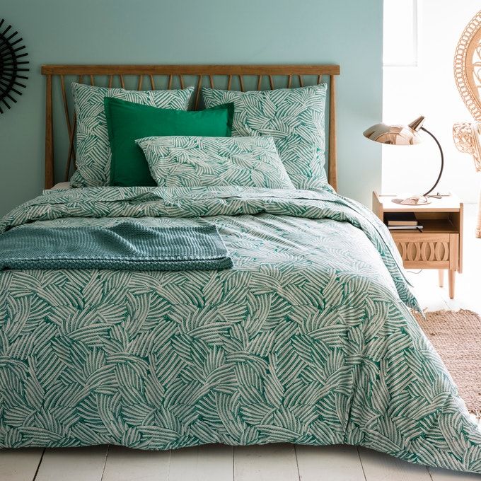 best bedding to shop now for every bed Serenity Green Cotton Rich Duvet Set