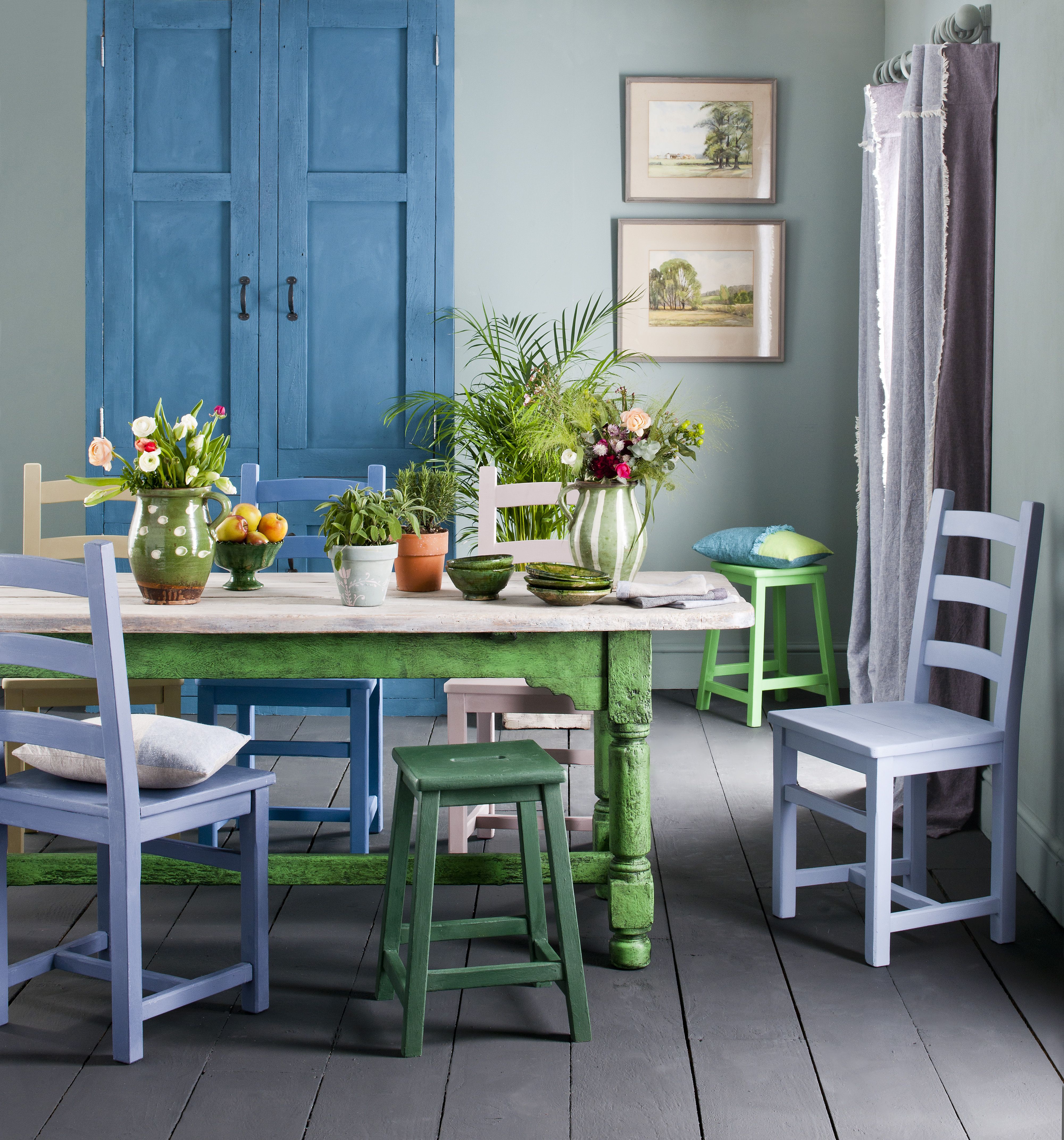 32 Best Chalk Paint Colors For, Chalk Paint Ideas For Dining Room Table