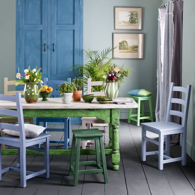 32 Best Chalk Paint Colors For, Chalk Painted Dining Room Table Ideas