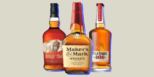 collage of three bottles of whiskey