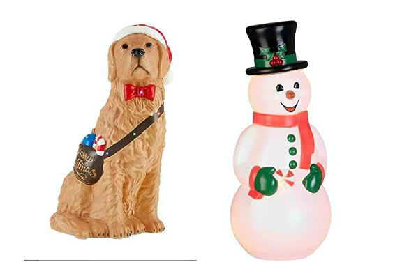 We're So Obsessed With This Golden Retriever Christmas Decoration