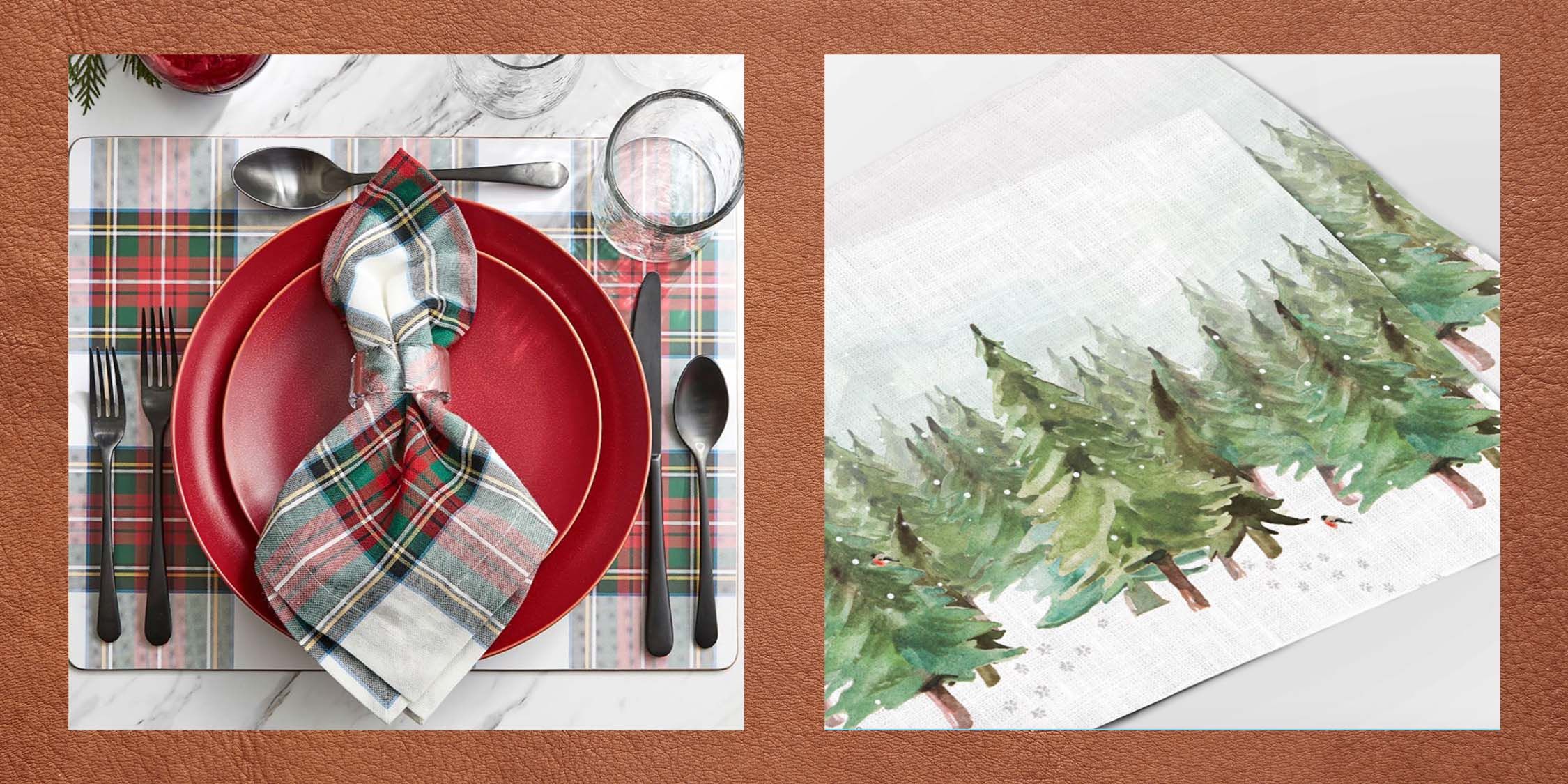 bed bath & beyond christmas placemats