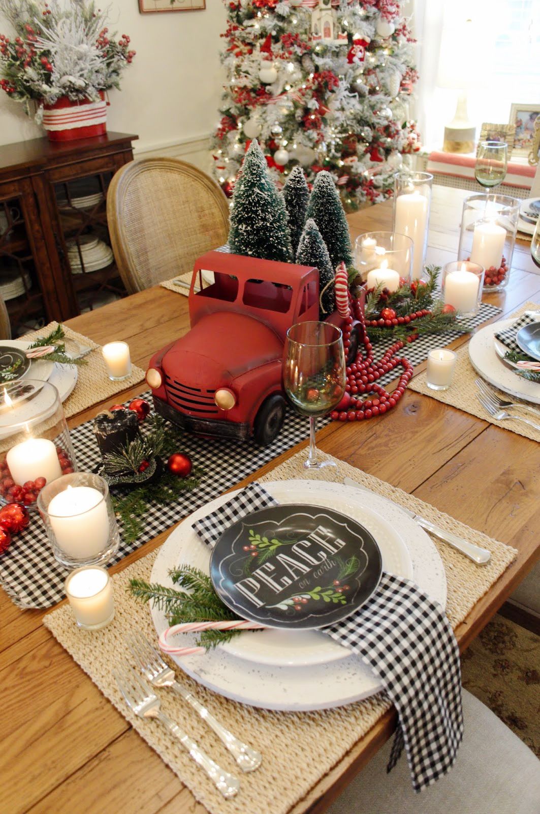 christmas table centerpiece