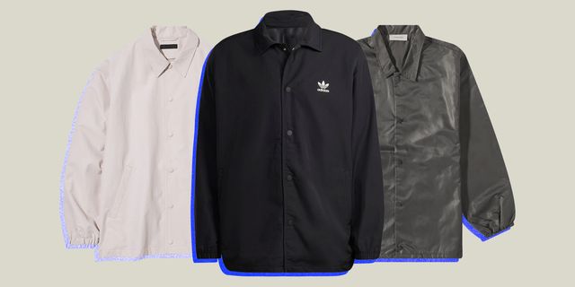 collage of three coach jackets