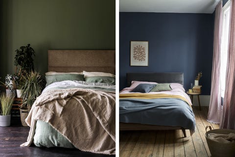 Los mejores colores para pintar el dormitorio son verde y azul navy los mejores colores para pintar el dormitorio son verde y azul navy