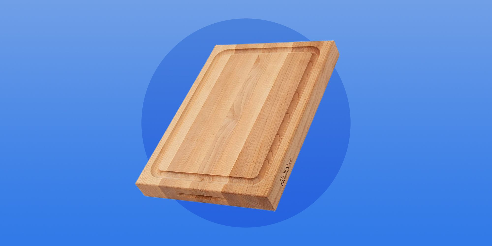 New 2 Toned Reversible TRULUV Bamboo Cutting Board 12"x8” 