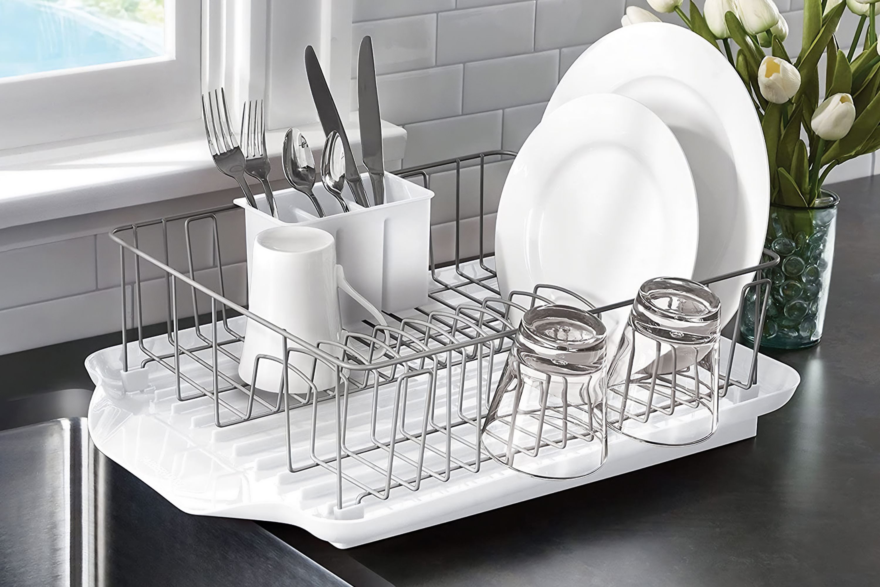 NEX Adjustable Dish Racks, Stainless Steel, Silver