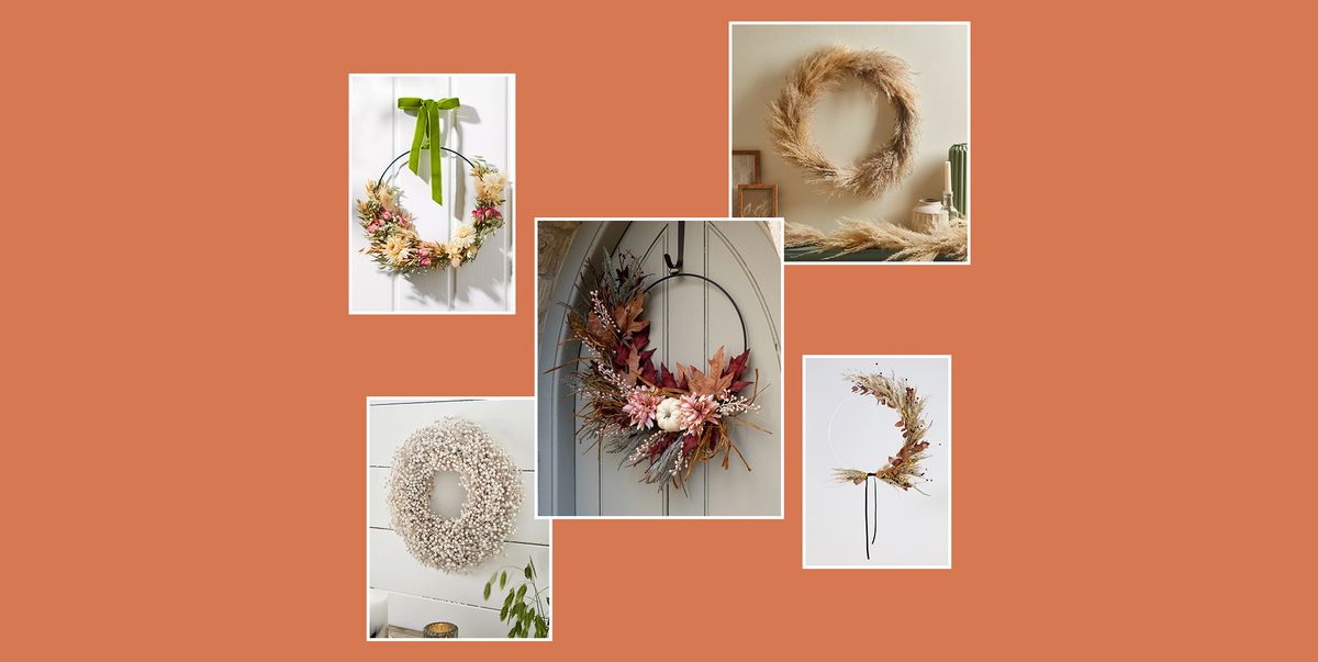 10 beautiful door wreaths to celebrate the changing seasons