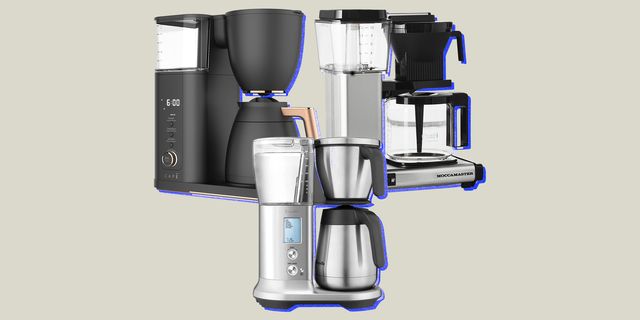 collage of 3 coffee makers