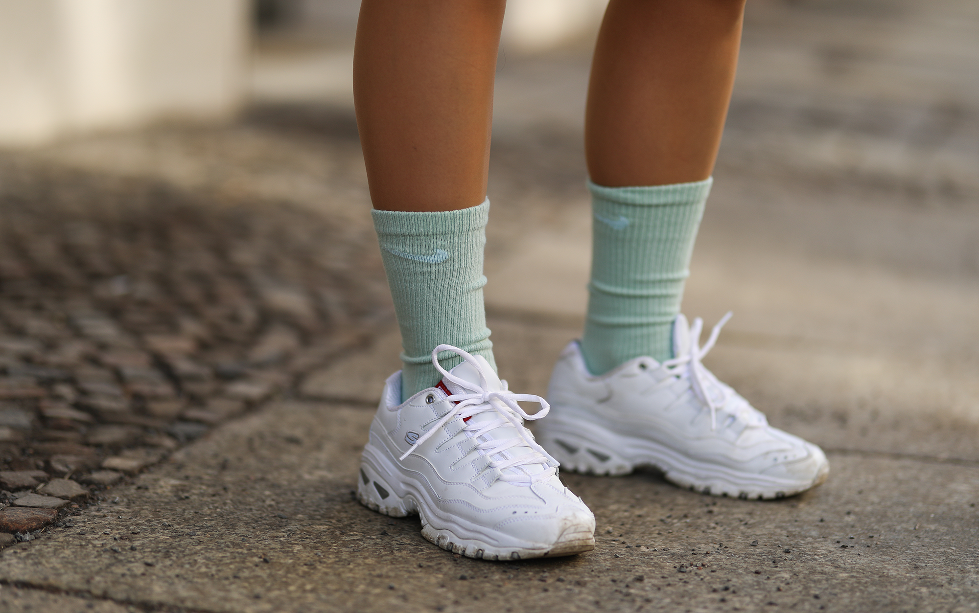 Zara Basic Platform Trainers cream casual look Shoes Sneakers 
