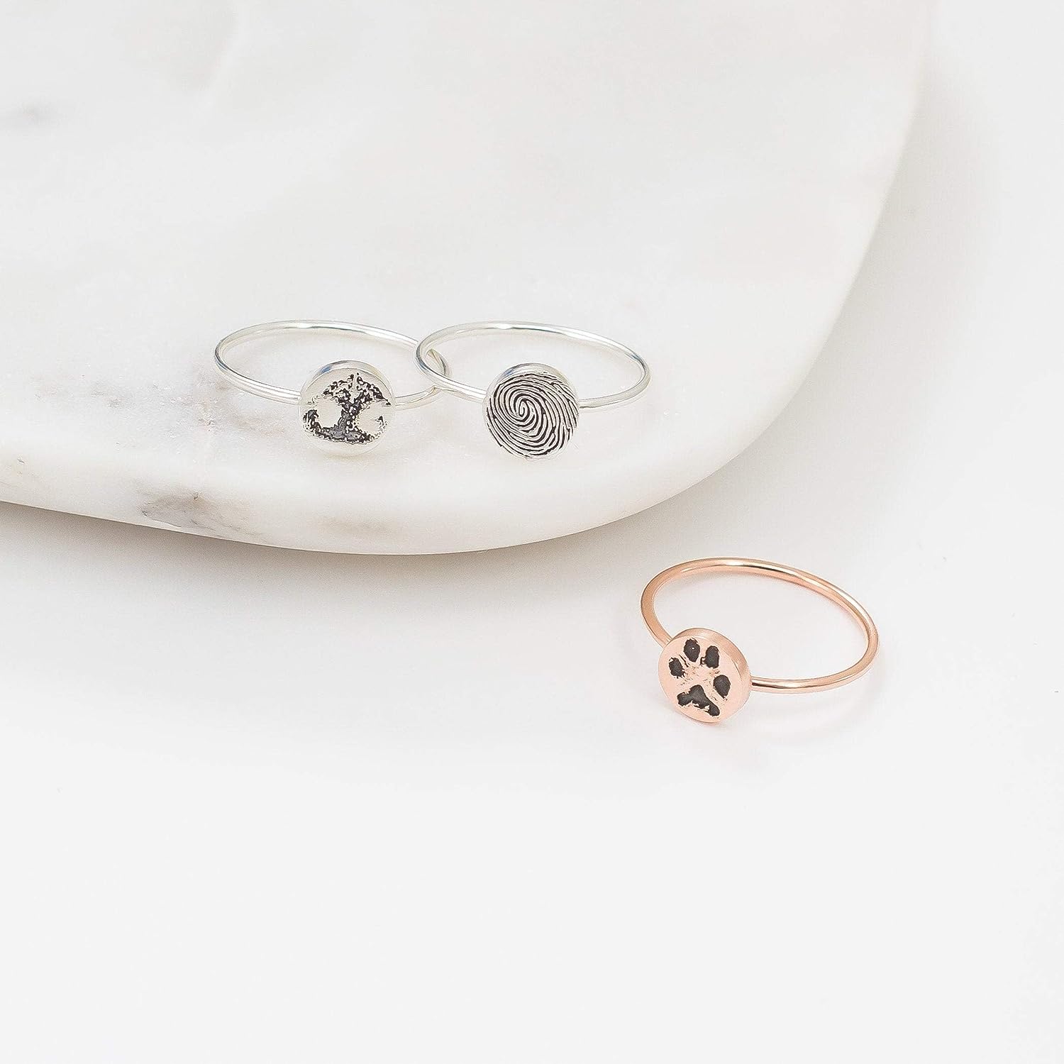 A $20 Personalized Paw Print Ring Makes the Sweetest Gift for a Dog Lover