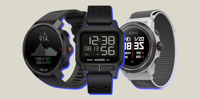 collage of three gps watches