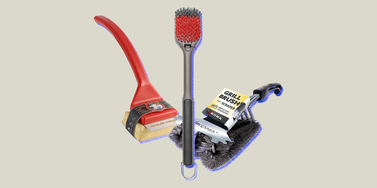 Kona's Top Rated Grill Brush & Scraper - Stainless Steel