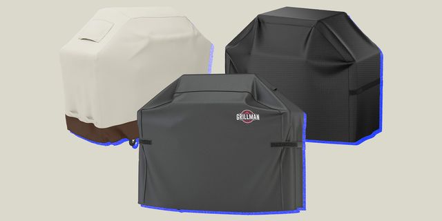 collage of three grill covers
