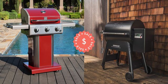two grills side by side for memorial day grill sales