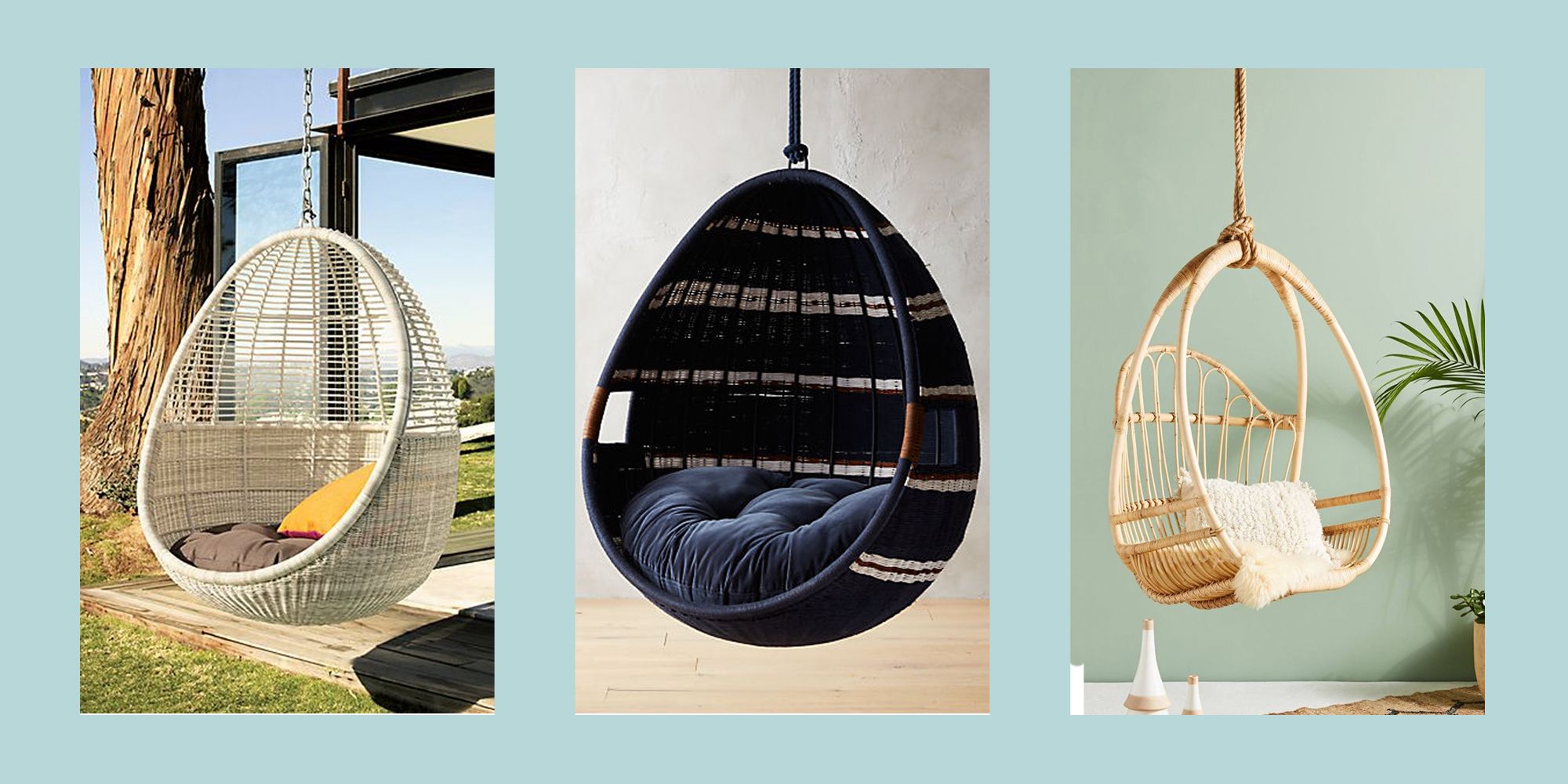 Egg Chair Hanging From Ceiling - Kaemingk Riga 2 Person Hanging Outdoor