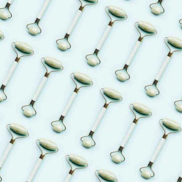 pattern made of jade rollers for face