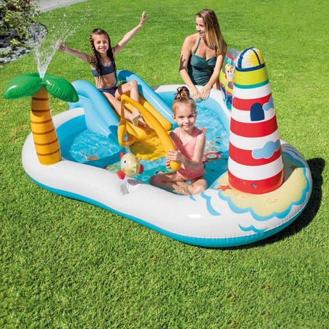 paddling pool with slide asda