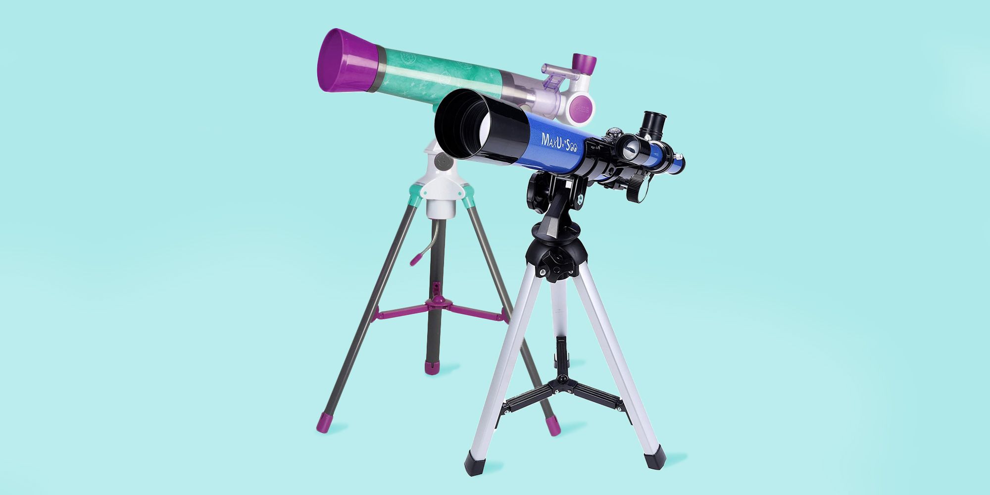 Astronomical Refractor Telescope Kids Telescope for Astronomy Beginners with Sturdy Steel Tripod Great Astronomy Gift for Kids to Explore Moon and Planets 
