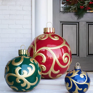 Best Large Outdoor Christmas Ornaments - Giant Holiday Ornament Decorations