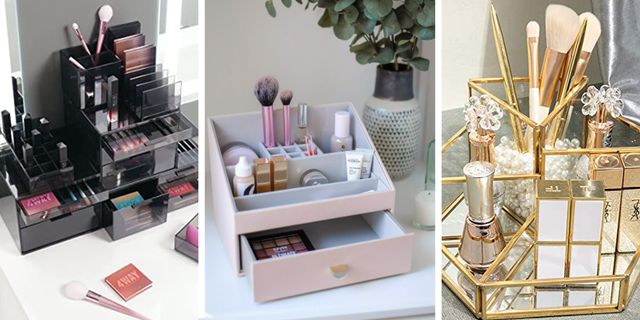 makeup organisers: storage for display & decluttering