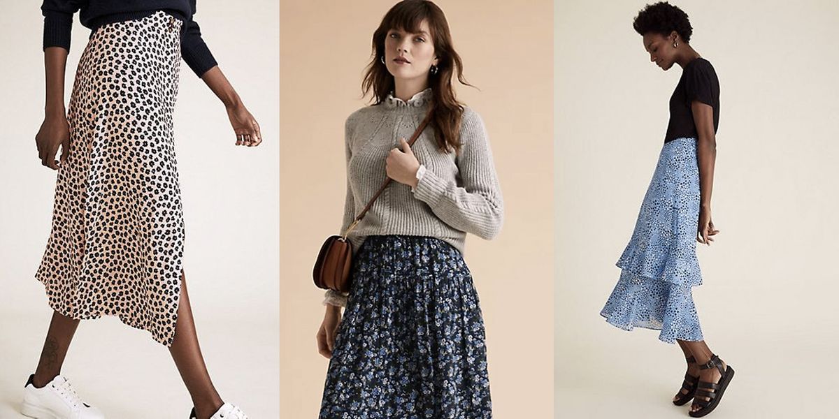 Best Marks & Spencer midi skirts for your capsule wardrobe