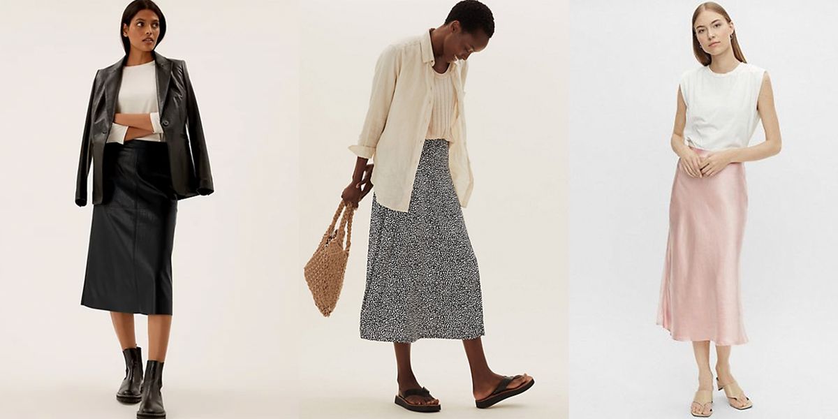 Best Marks & Spencer midi skirts for your capsule wardrobe