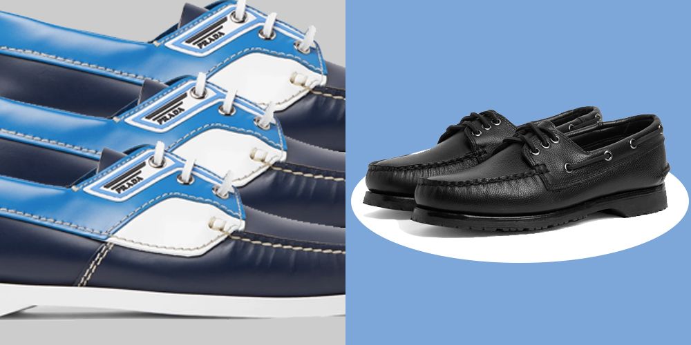 prada mens boat shoes