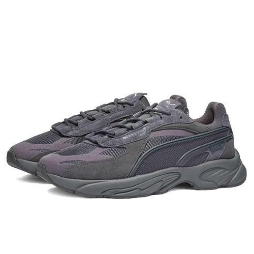 smart black mens trainers