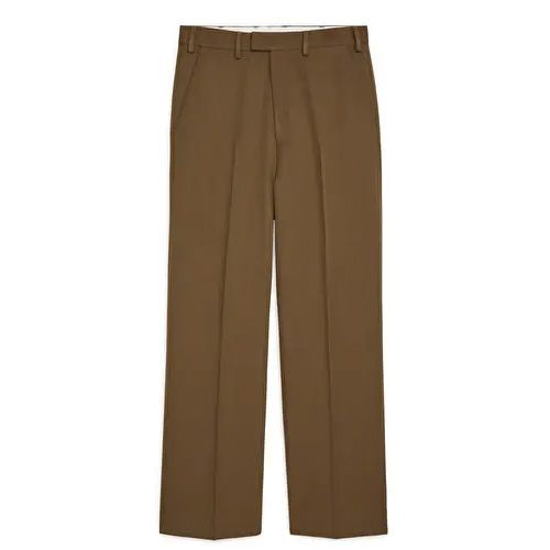 baggy wool trousers