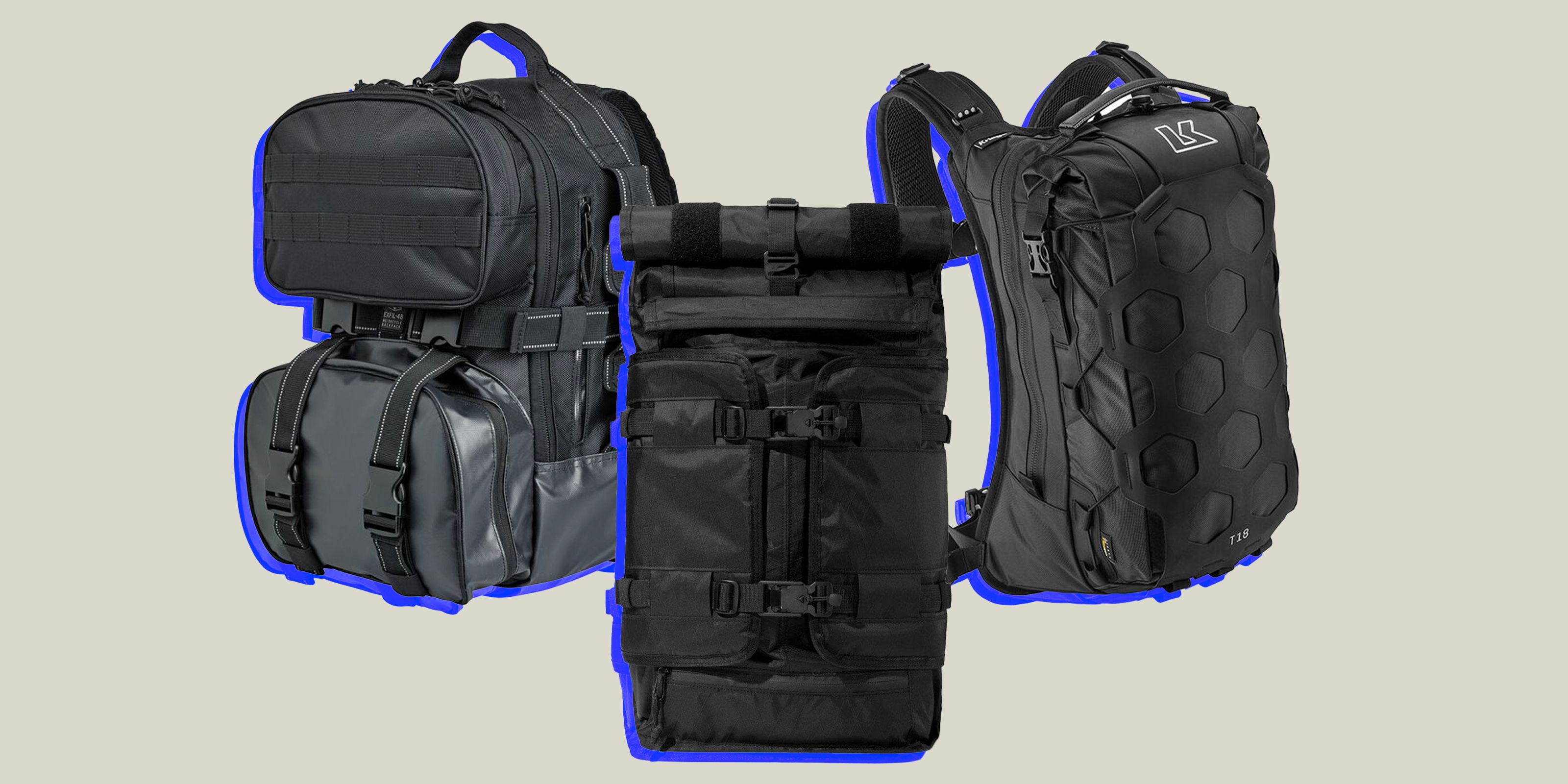 がございま Tactical Motorcycle Backpack For Men Military 30L EDC Travel