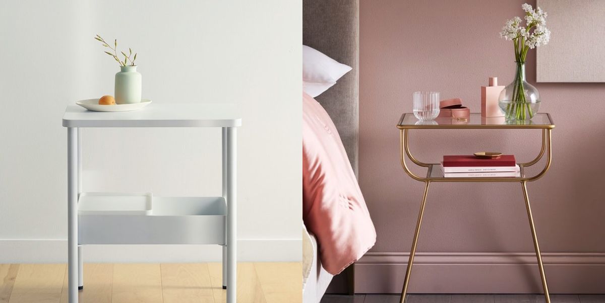 13 Small Bedside Tables For Tiny Bedrooms Best Nightstands For Small Spaces