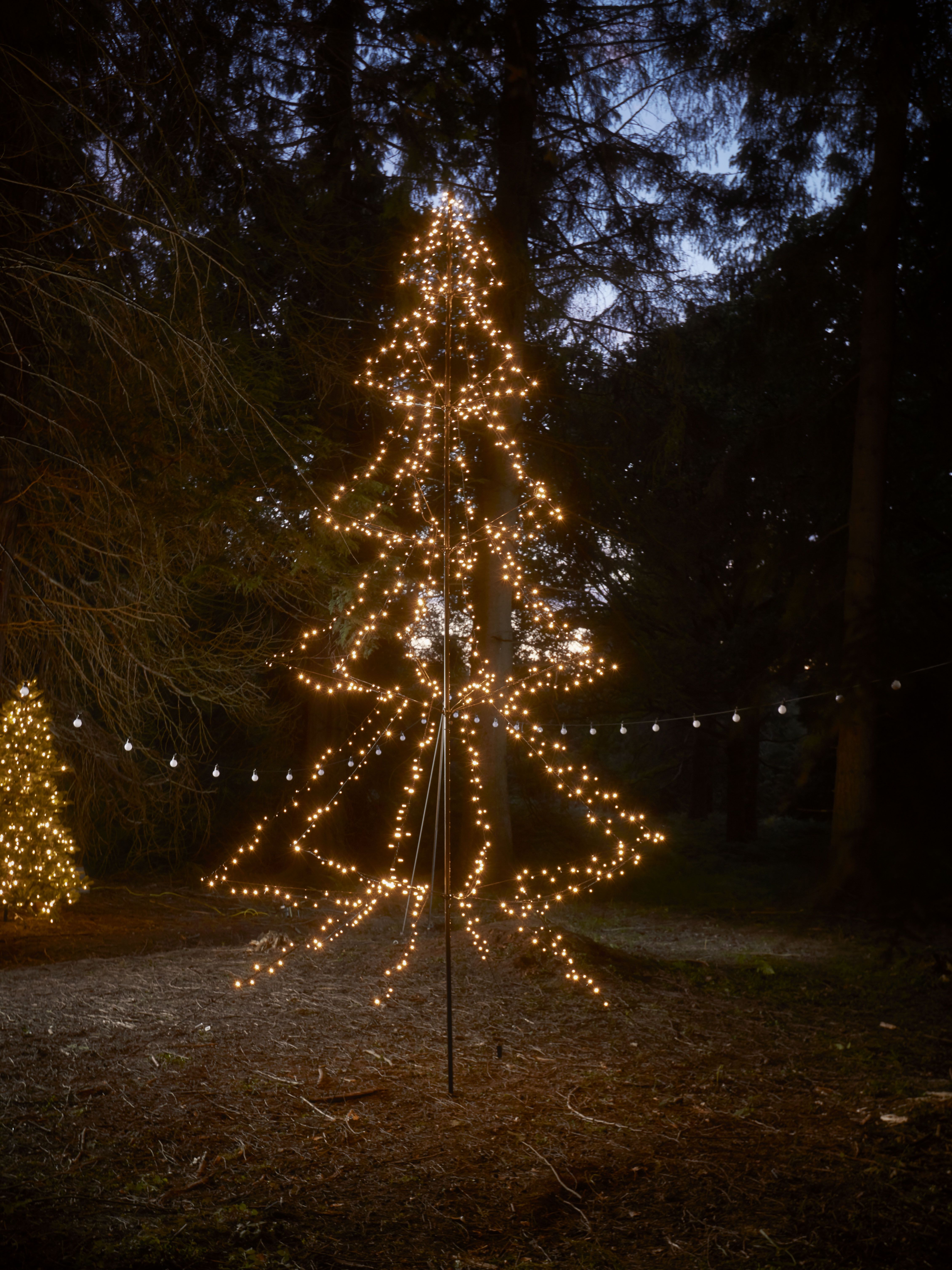 240x LEDs Decoration Tree Willow Outdoor Lighting Garden Path Stand Floor Lamp 