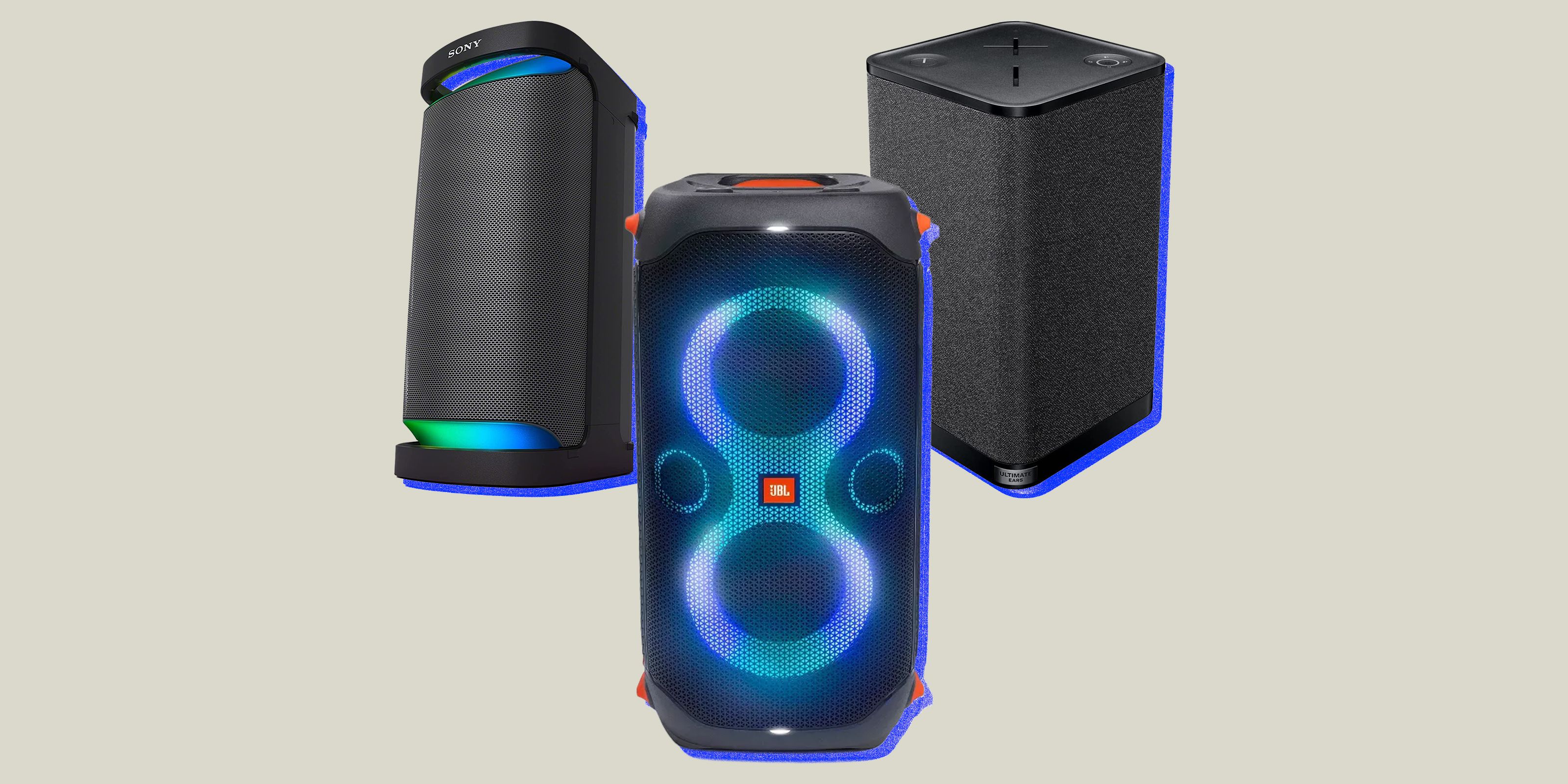 sony speakers with lights
