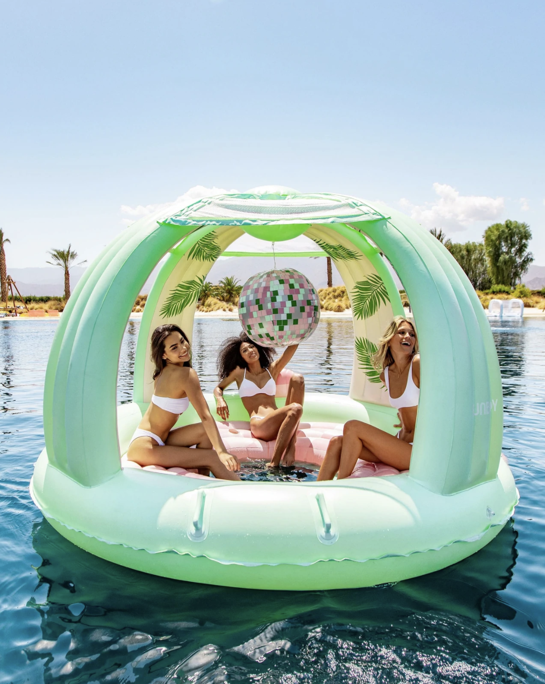 Intex Peacock Island Inflatable 6' Lounge Raft 