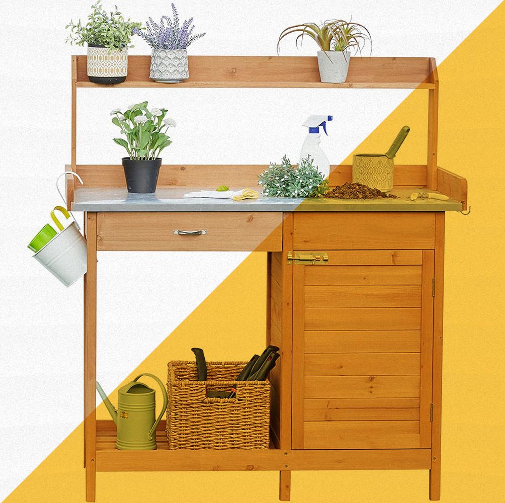 Take Care of Your Garden (And Your Back) With These High-Quality Potting Benches