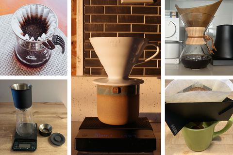 how we tested the best pour over coffee makers