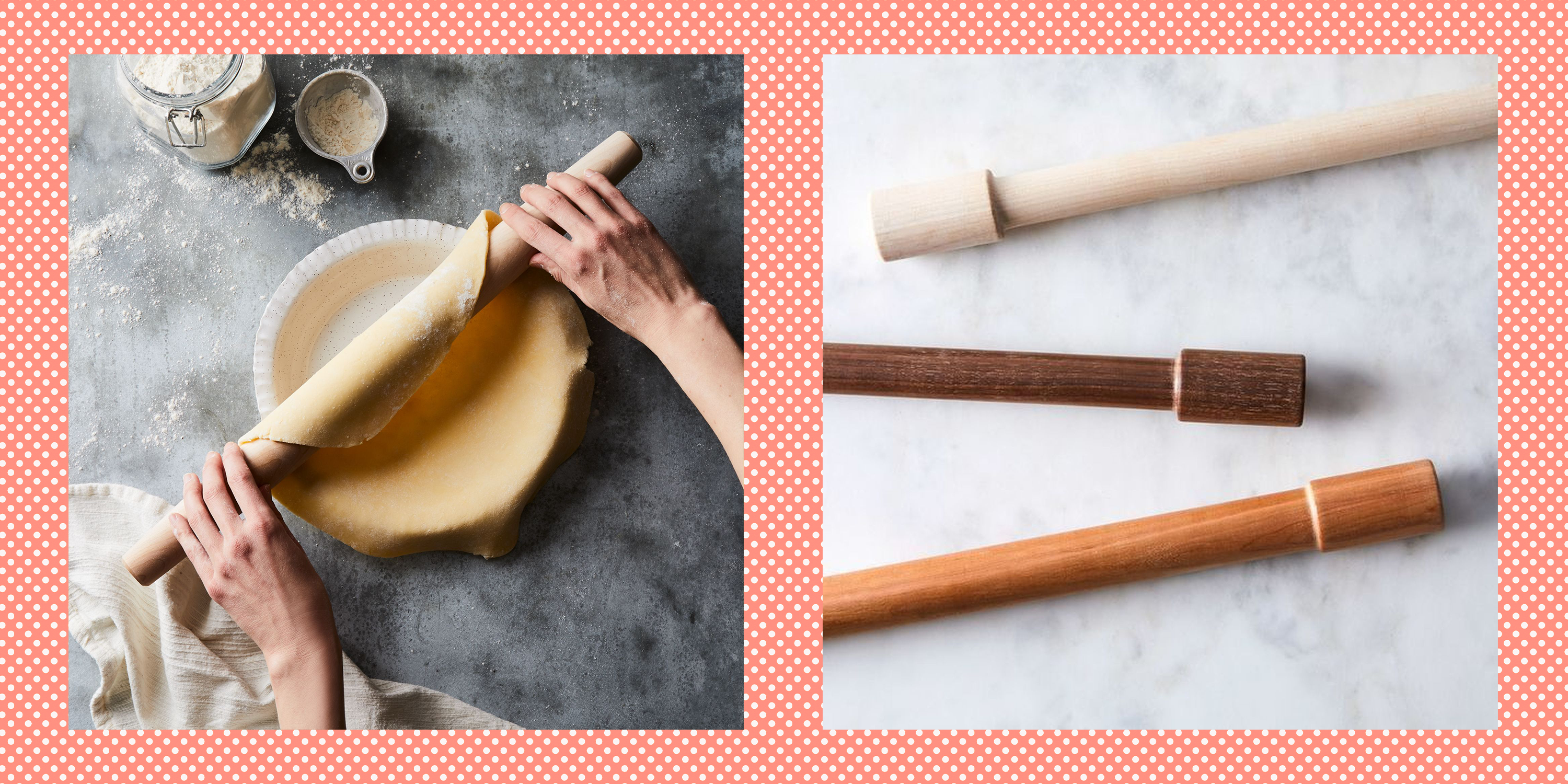 Rolling Pin for Baking N Pie Crust Cookie & Pastry Dough Tuscom Best for Fondant 