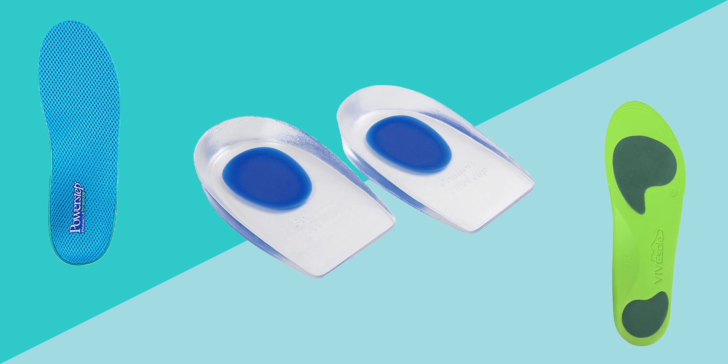 Orthotic Insoles Pad for Arch Support Plantar Fasciitis Flat Feet Back Heel Pain 