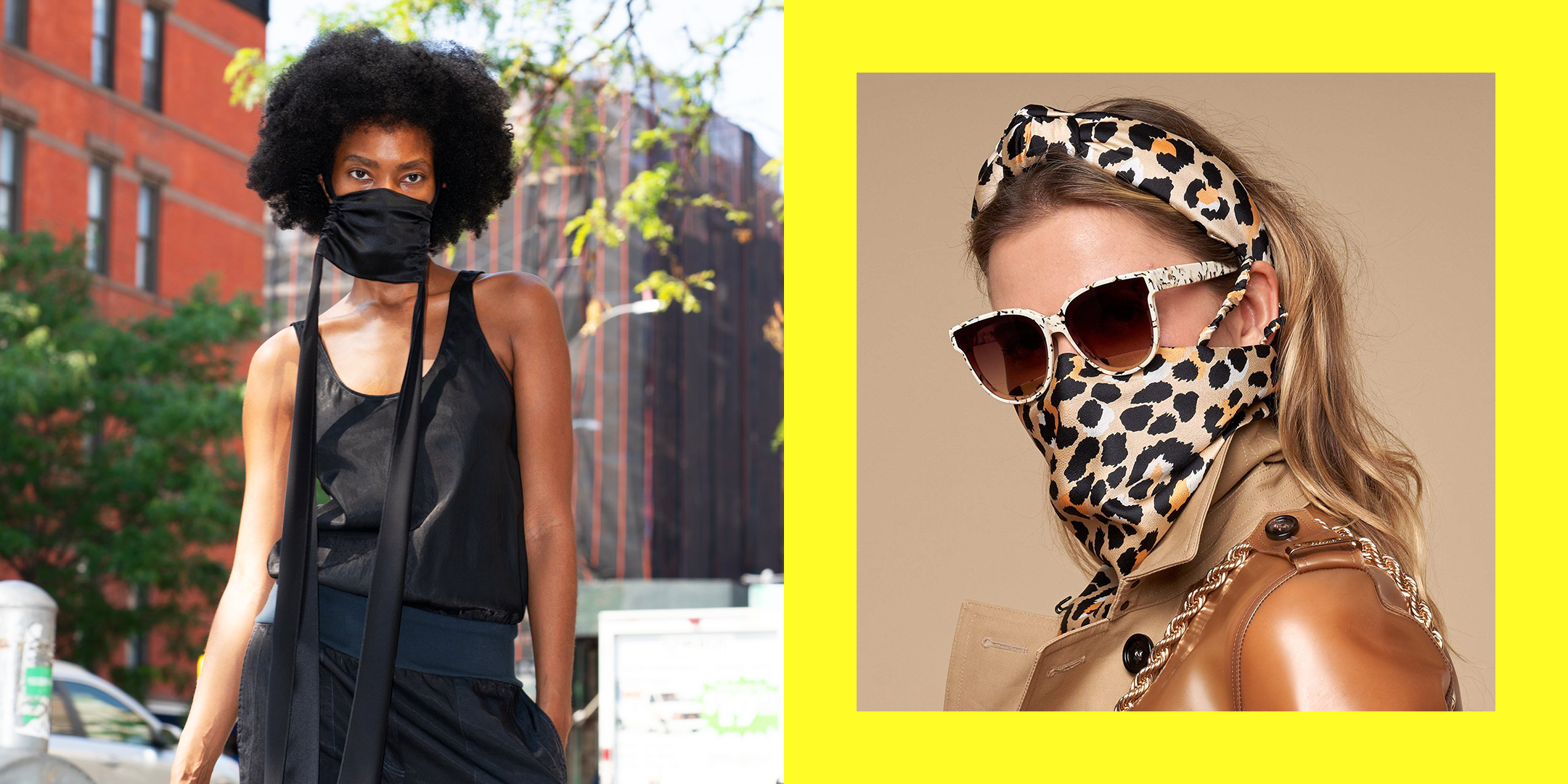 silk bandana face covering