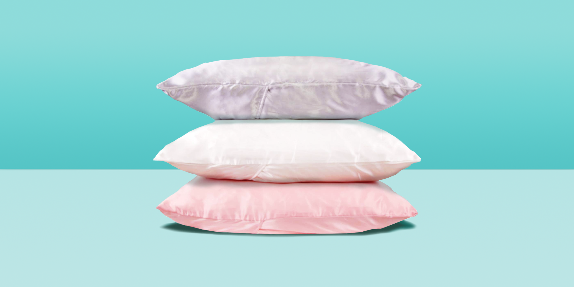 2x Silk Luxurious Soft Silk Pillowcase Hypoallergenic Anti Hair Frizz-Tan 
