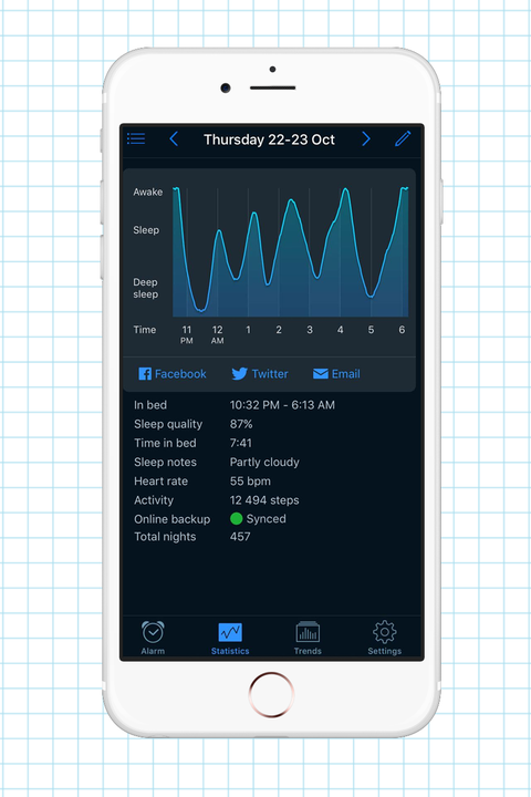 sleep cycle app on iphone