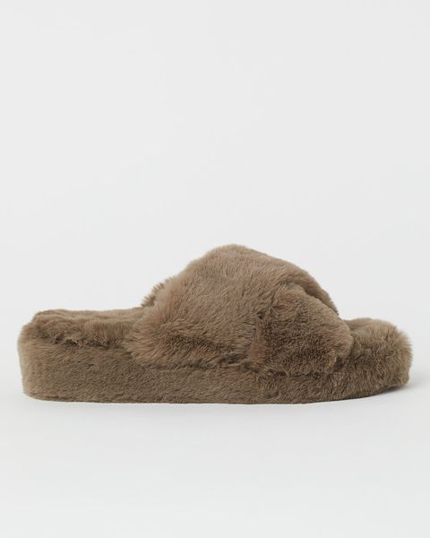best slippers h and m faux fur