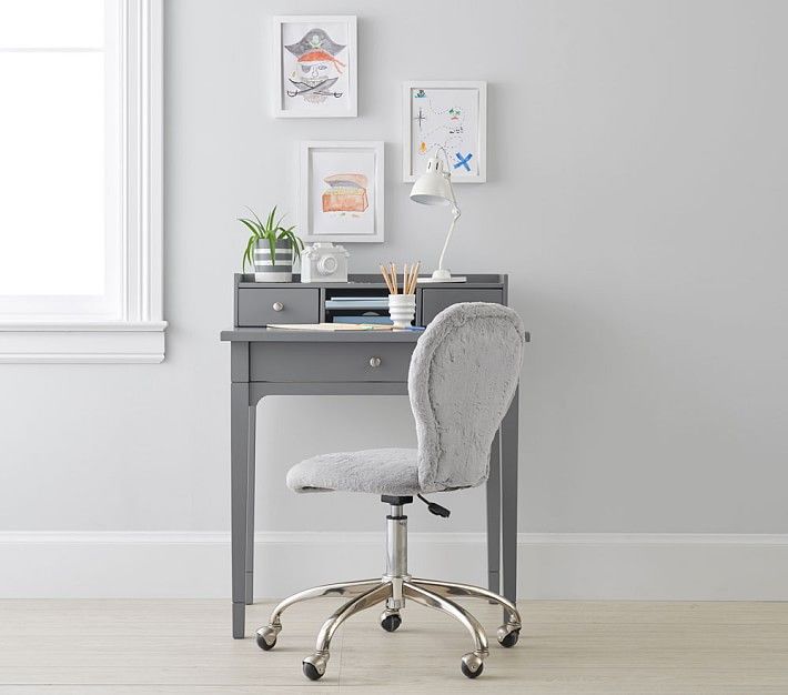 small desk and stool